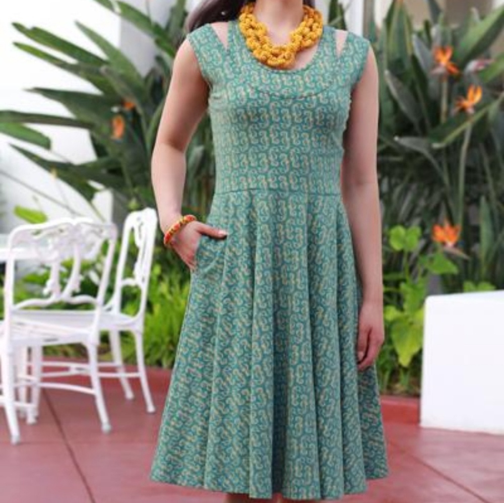Effie's Heart Oui Dress in Seahorses